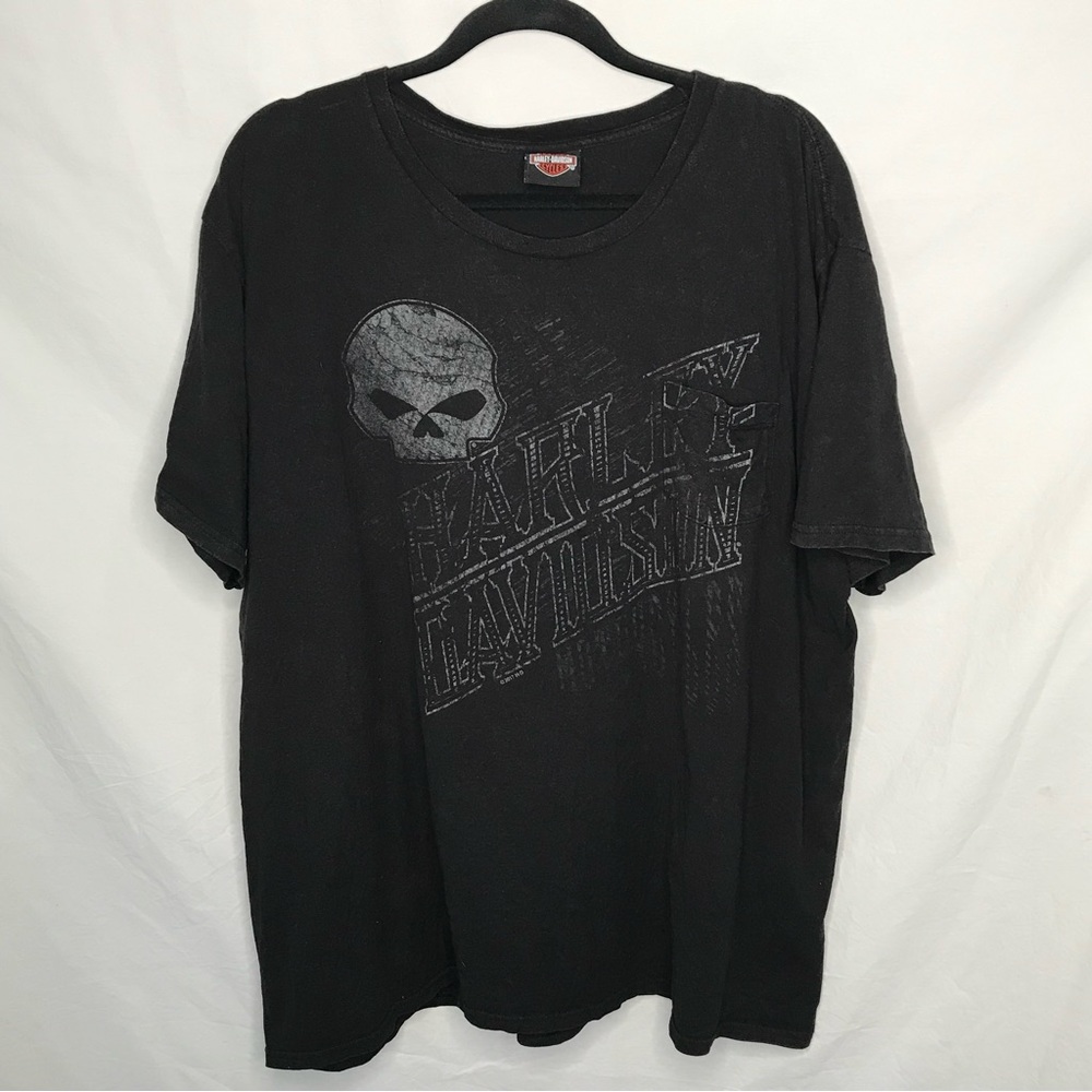 Harley Davidson Graphic T-Shirt 3XL Camp Lemmonier Djibouti Military 2017 Black